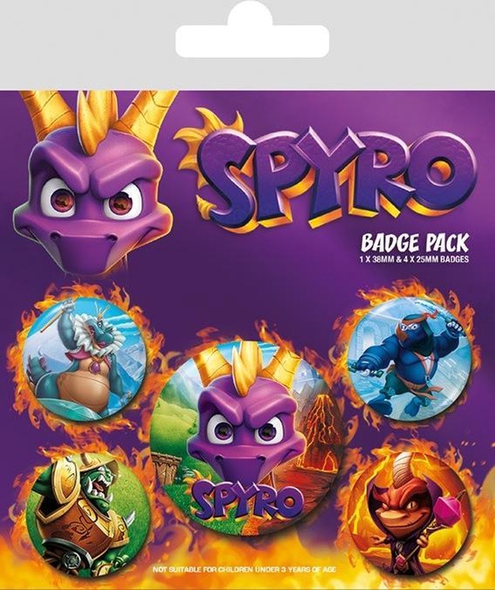 Spyro Badge Set