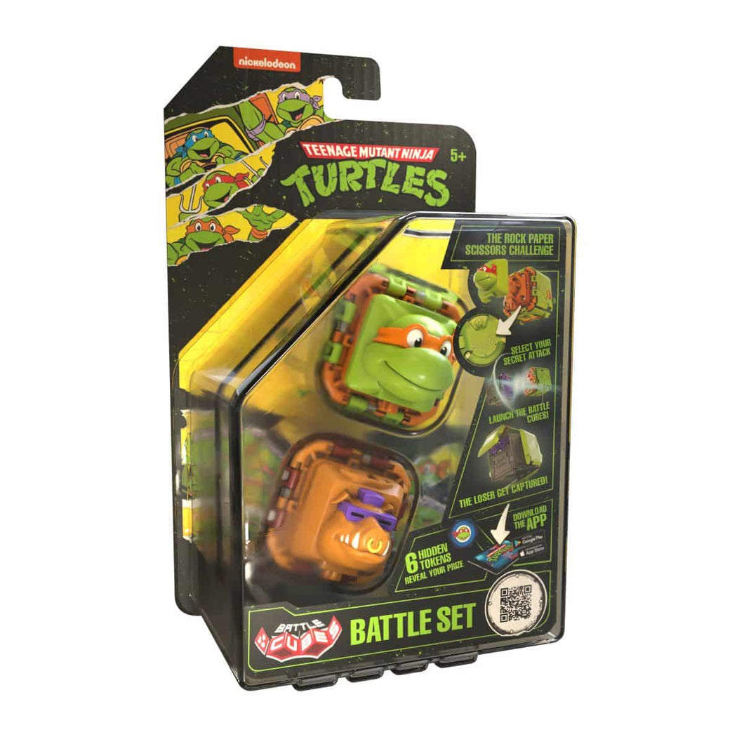 TMNT Battle cubes Battle set Mikey vs Bebop