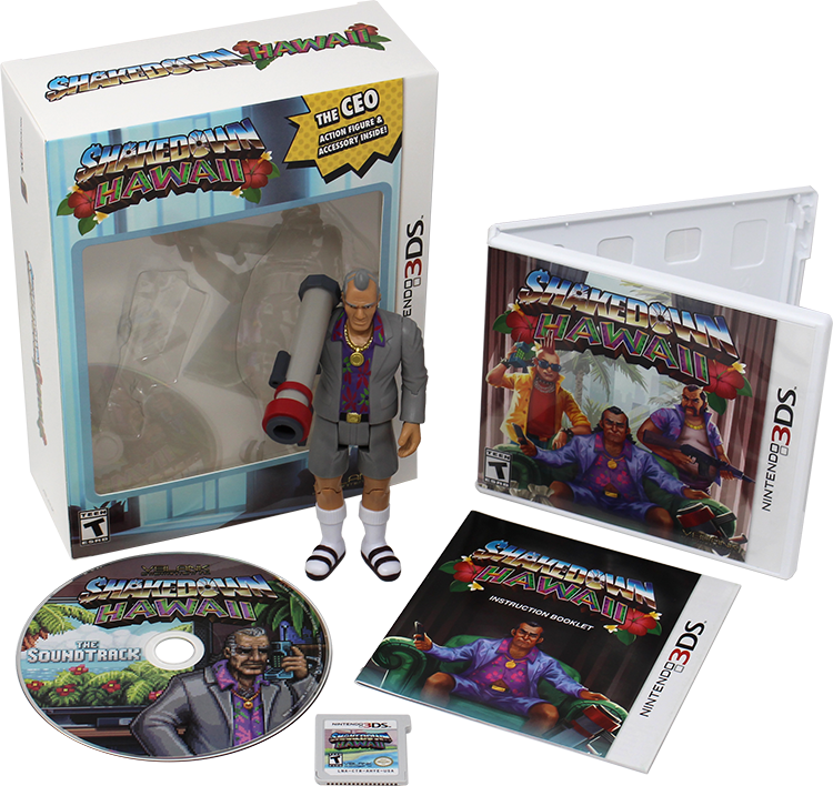 Shakedown: hawaii Collector's edition / VBlank / 3DS / 3000 copies ...