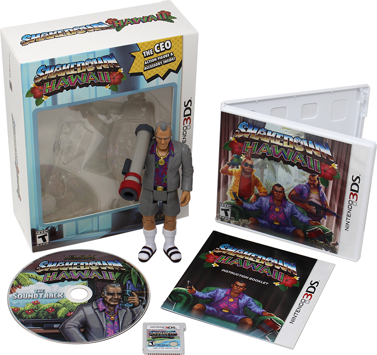 Shakedown: hawaii Collector's edition / VBlank / 3DS / 3000 copies