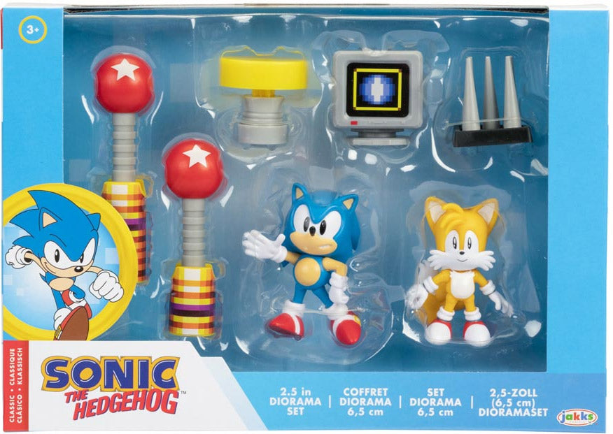 Sonic the hedgehog 2.5 in Diorama set