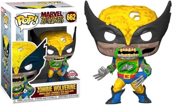 Funko pop! 696 Marvel zombies Wolverine Bobble-head