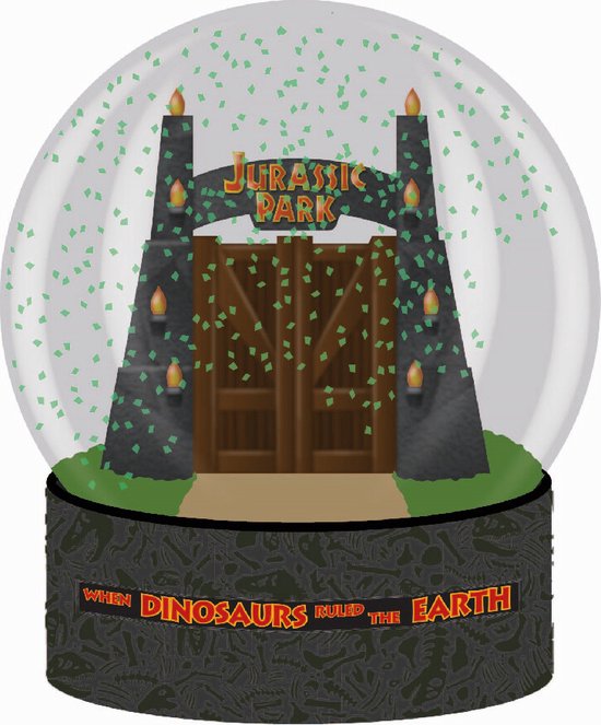 Jurassic park Snow globe