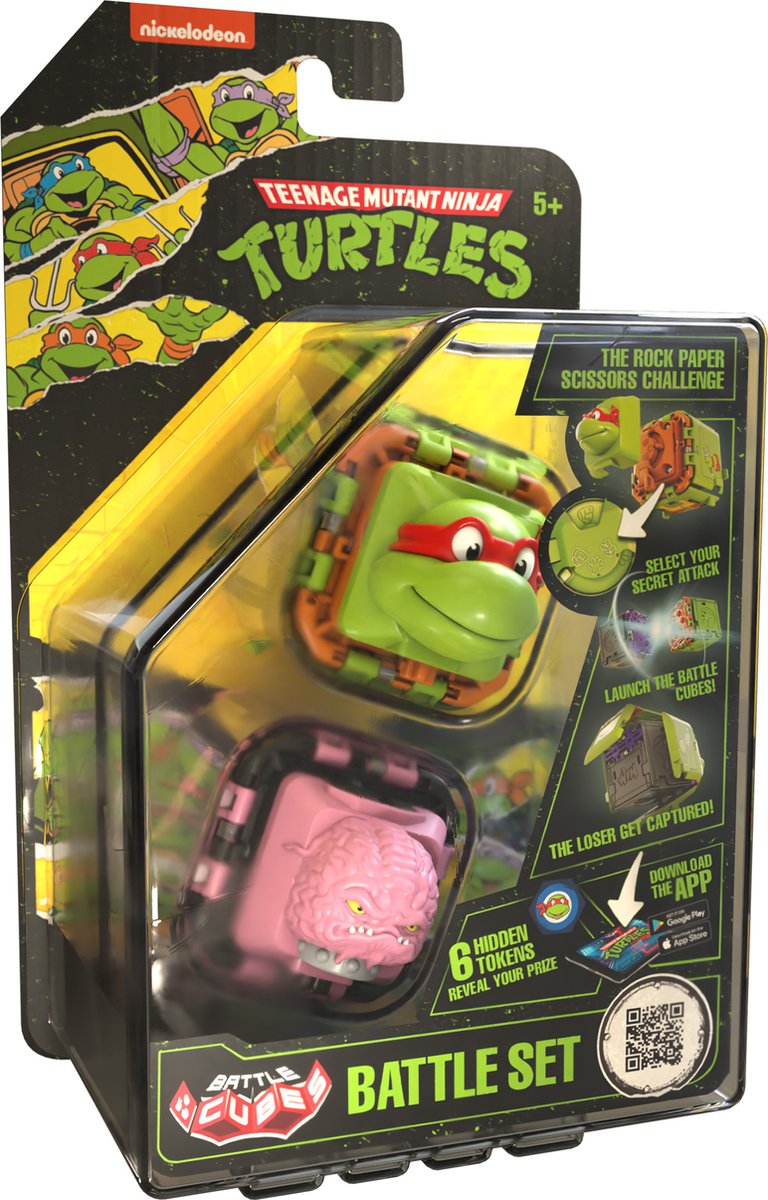 TMNT Battle cubes Battle set Raph vs Krang