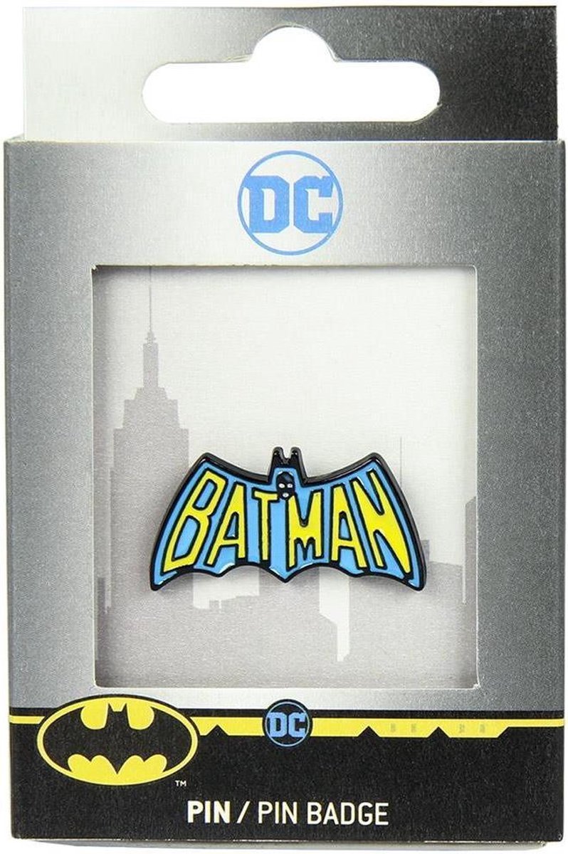 DC Comics: Batman 80's Name Metal Pin