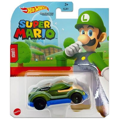 Hot wheels Super mario Luigi