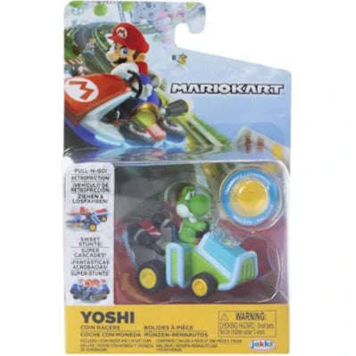 Jakks Mariokart Yoshi coin racers