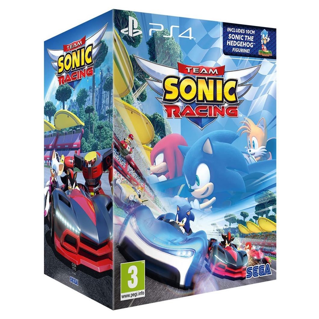 Team Sonic racing with figurine / PS4