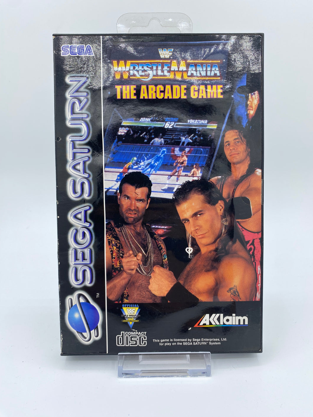 *USED* WrestleMania The arcade game / Sega Saturn