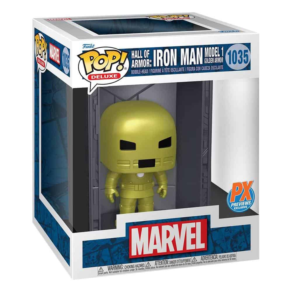 Funko pop! Deluxe 1035 Hall of armor: Iron man Model 1 Golden Armor