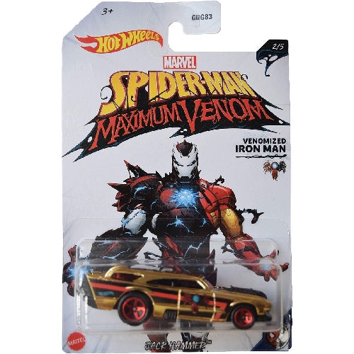 Hot Wheels Marvel Spider-Man Maximum Venom 2/5 Venomized Iron Man