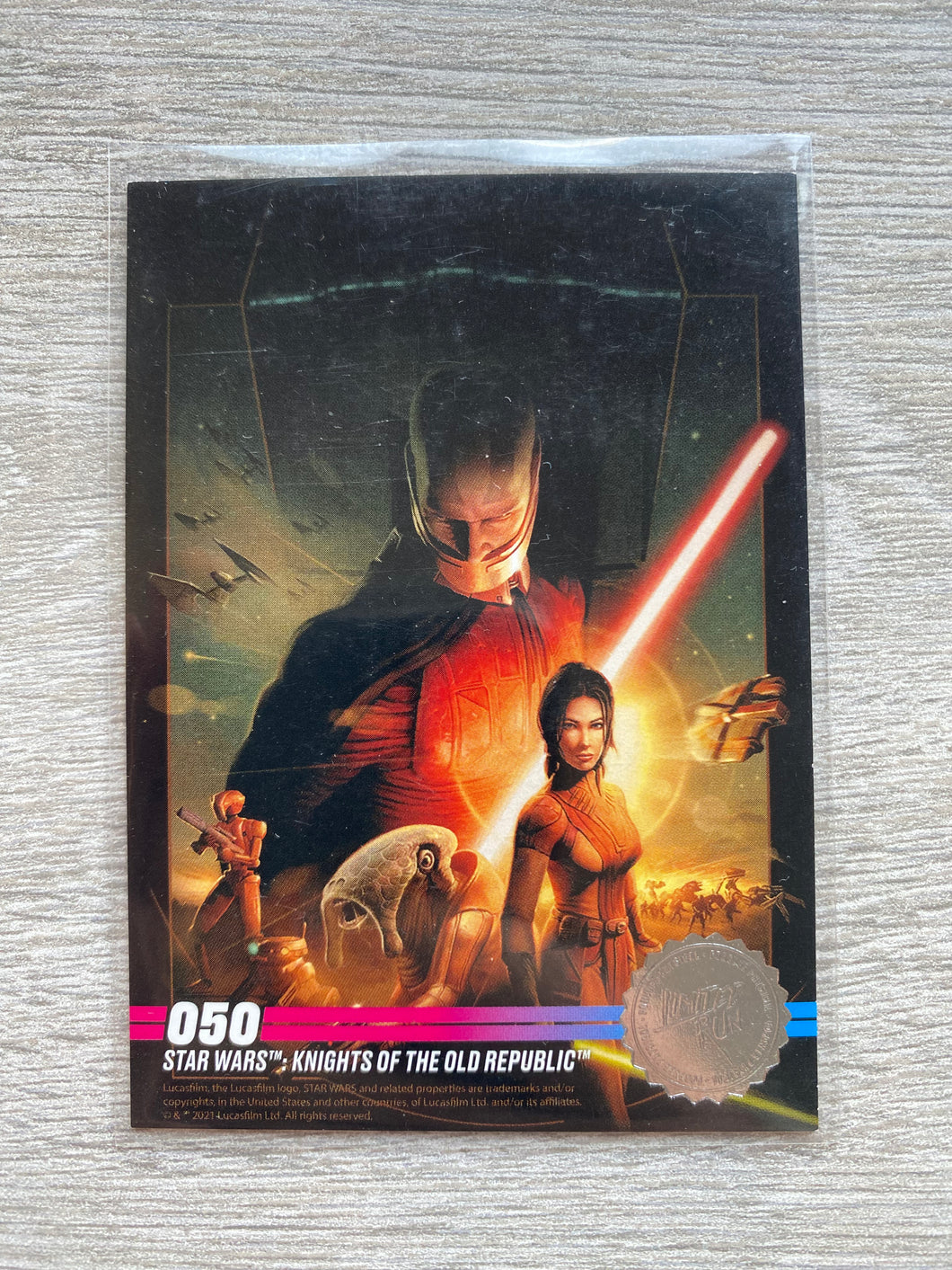 Series 3 #050 Silver Star wars Knights of the old republic Limited run games Trading card