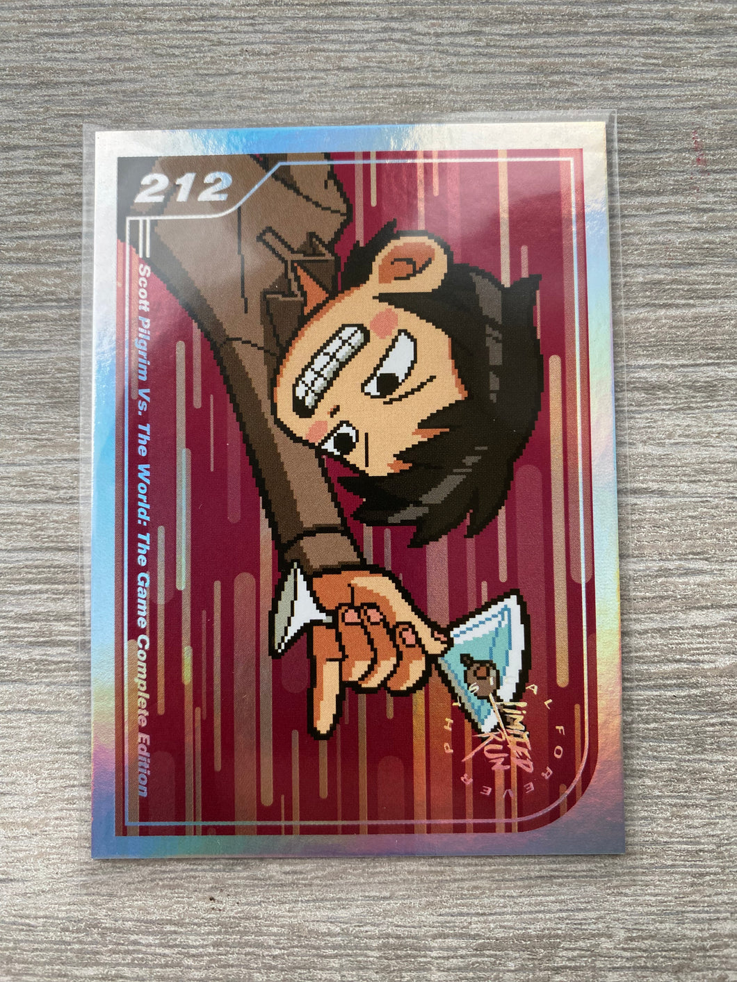 Gen2 #212 Silver Scott Pilgrim Vs. the world Limited run games trading card