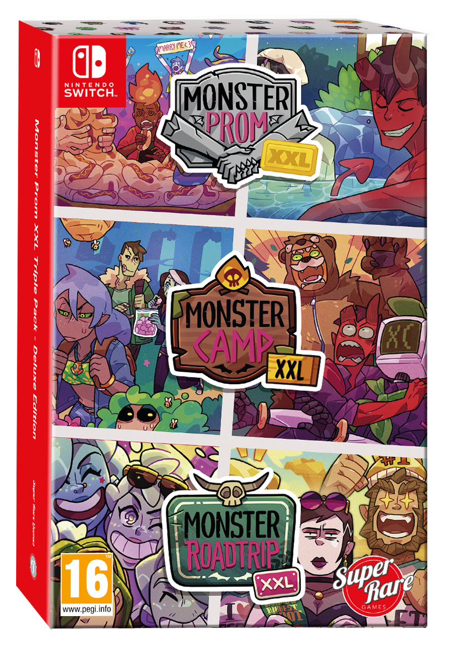 *PRE-ORDER* Monster Prom XXL Triple Pack / Super rare games / Switch / 800 copies