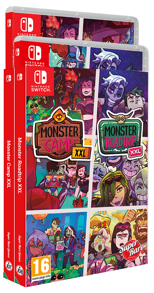 *PRE-ORDER* Monster Camp and Monster Roadtrip Double Pack / Super rare games / Switch / 3200 copies