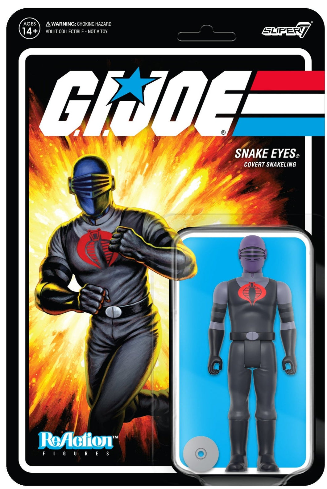 G.I. Joe ReAction Wave 4 Snake Eyes (Pyramid of Darkness)