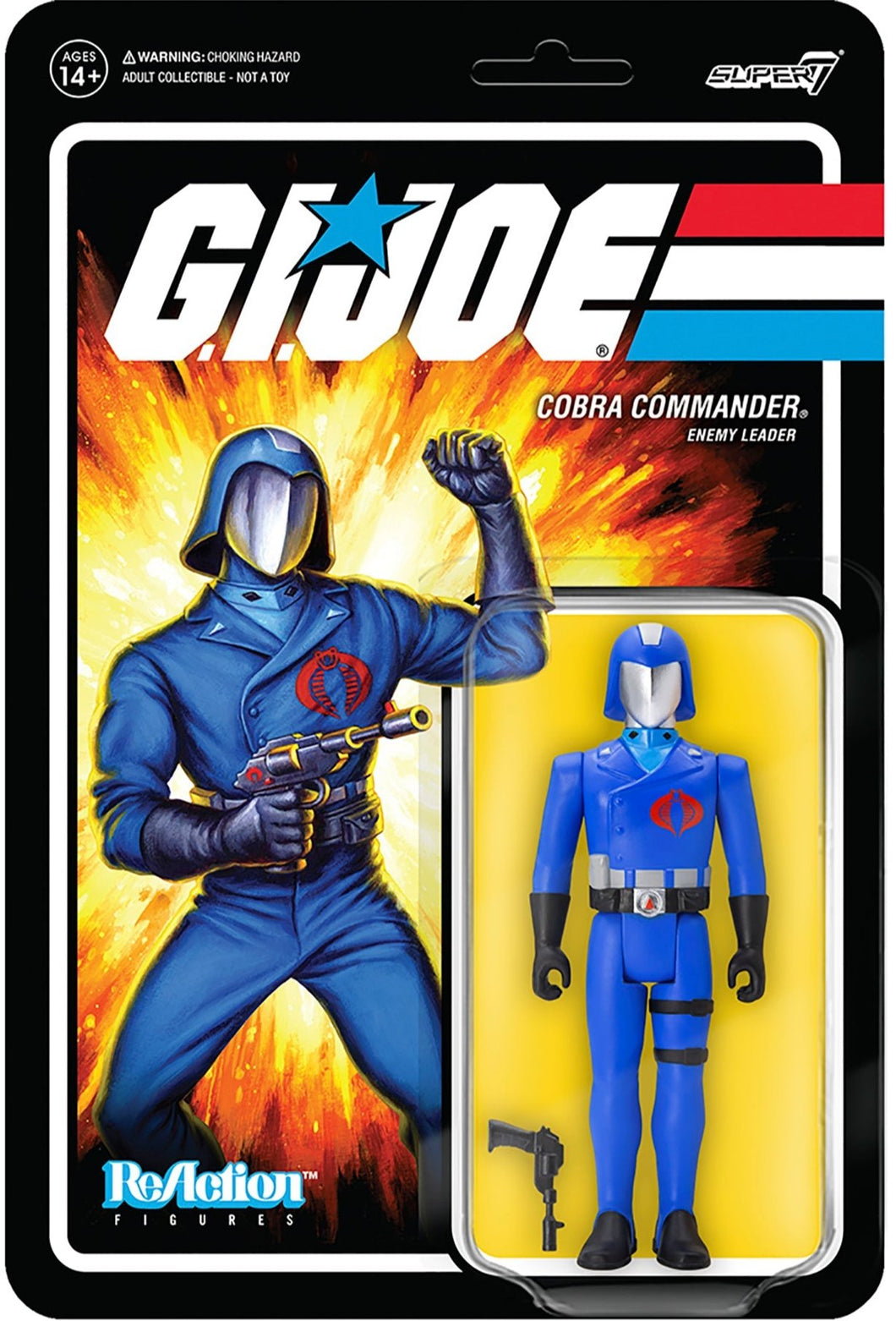 G.I. Joe ReAction Figures Wave 1 Cobra Commander