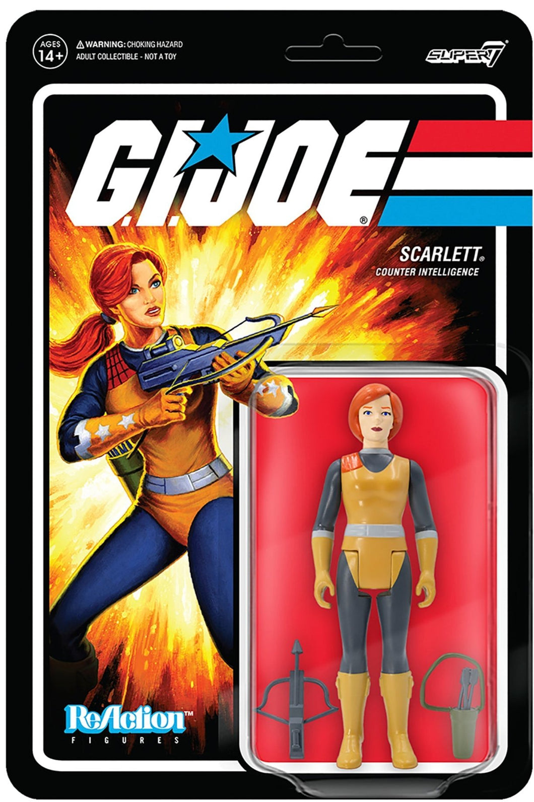 G.I. Joe ReAction Figures Wave 1 Scarlett