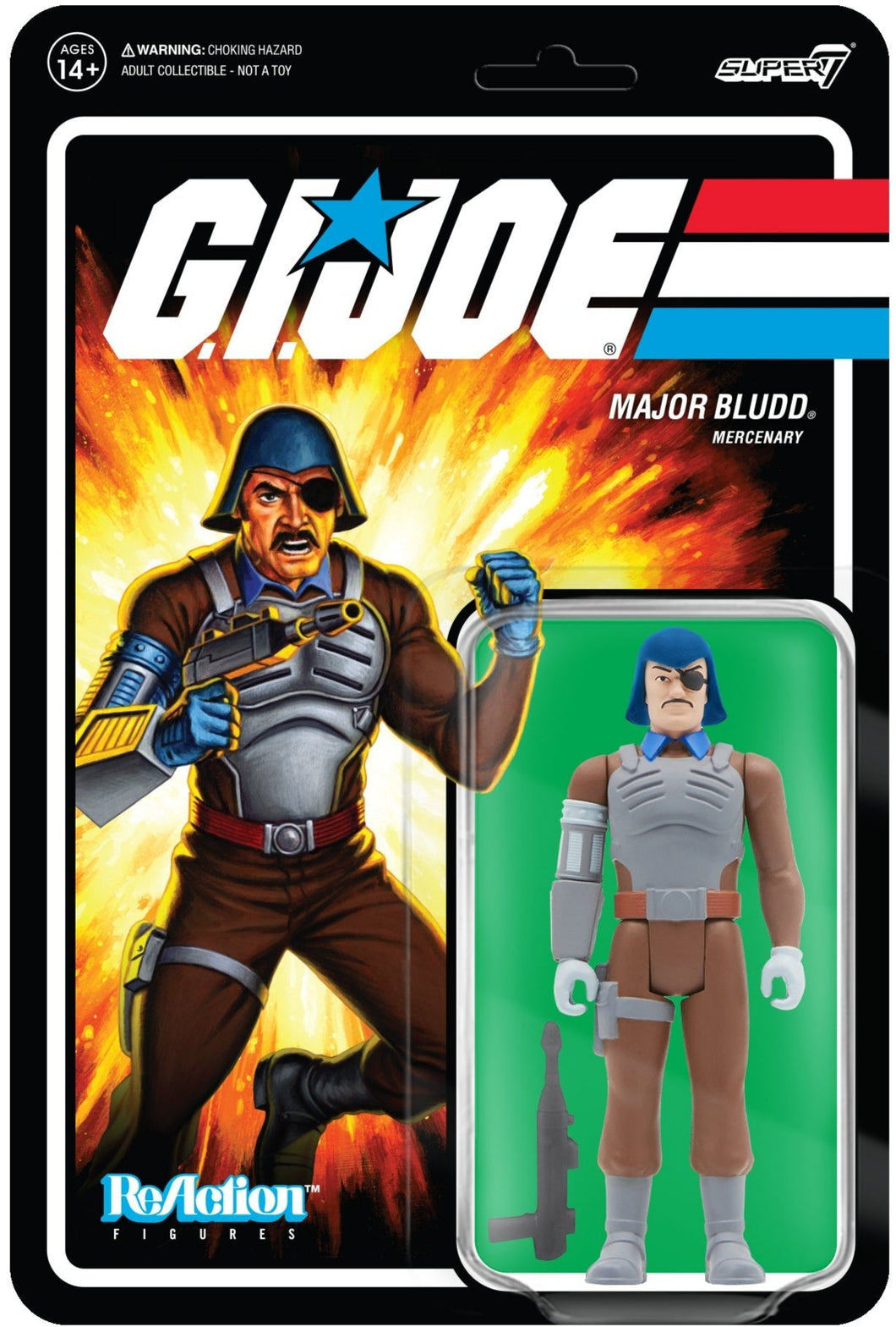 G.I. Joe ReAction Figures Wave 2 Major Bludd