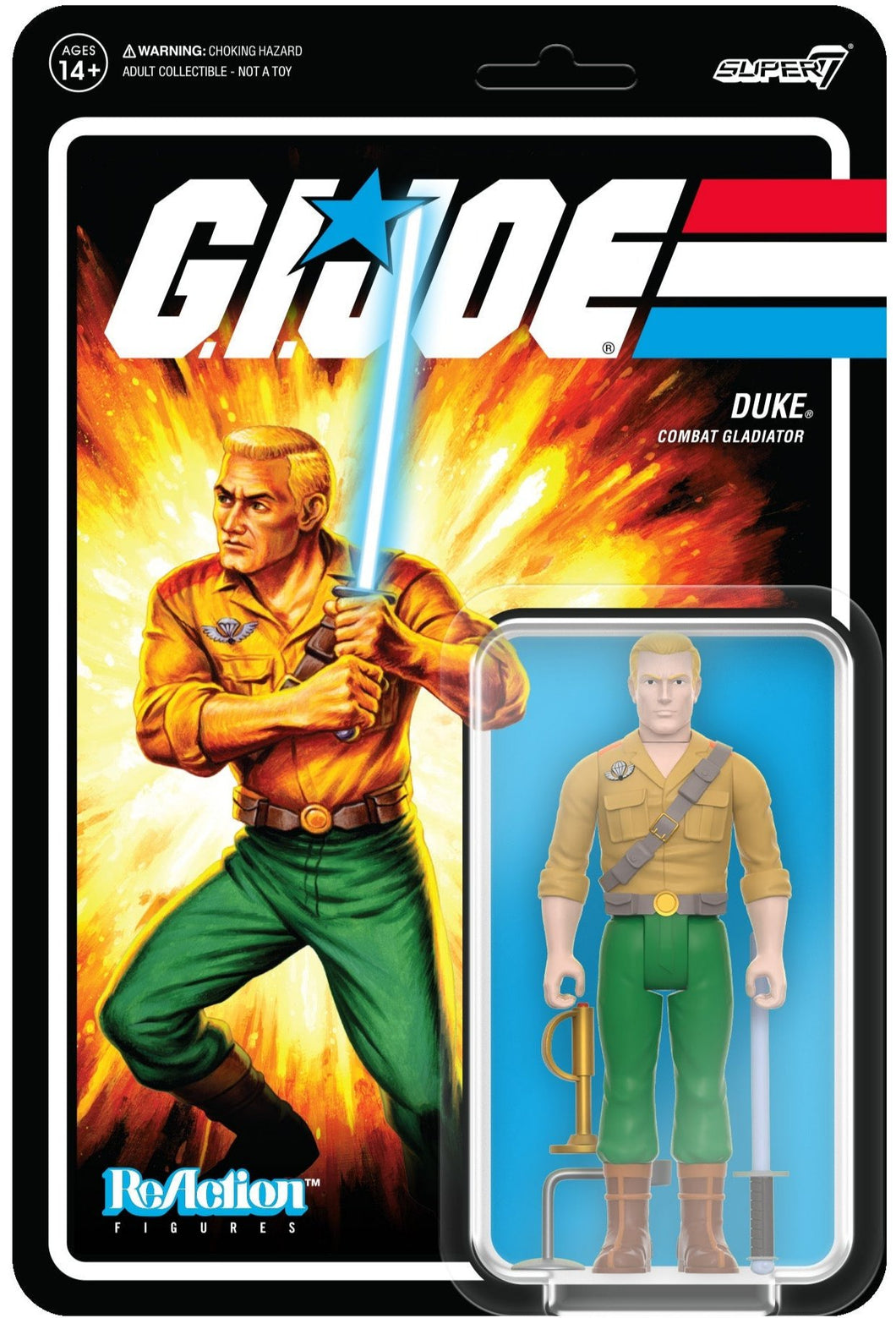 G.I. Joe ReAction Figures Wave 5 Duke (Combat Gladiator)