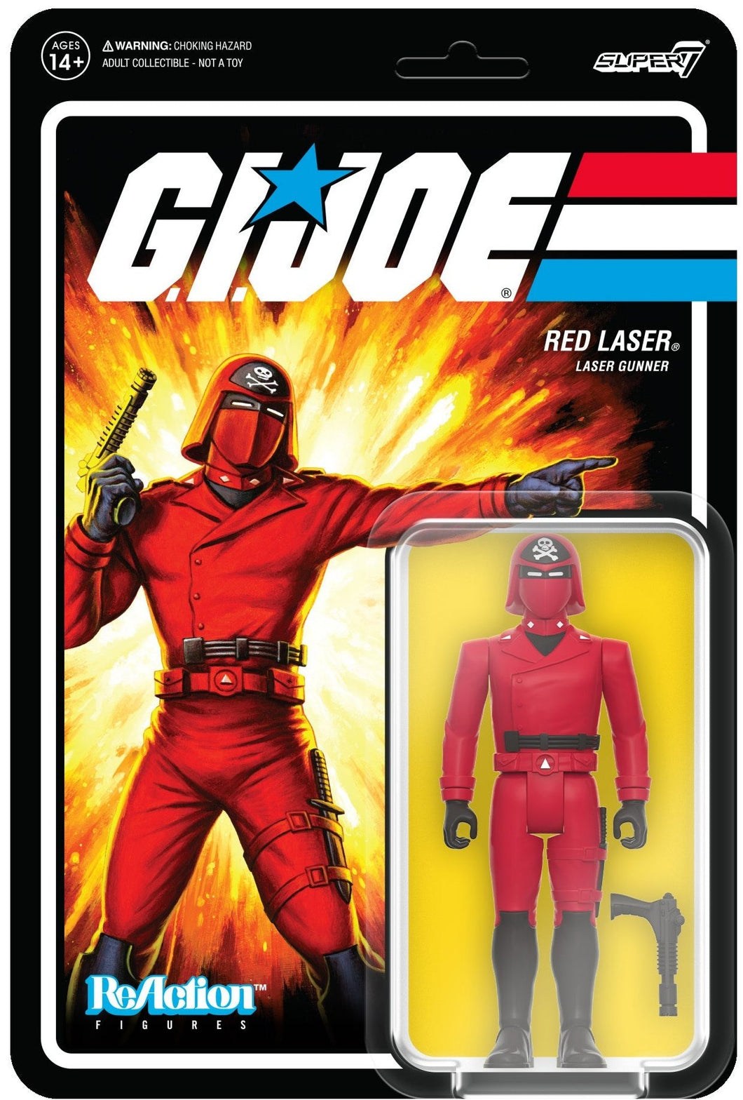 G.I. Joe ReAction Figures Wave 5 Red Laser