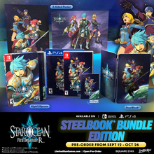 Load image into Gallery viewer, *PRE-ORDER* STAR OCEAN First Departure R Steelbook bundle / Limited run games / PS4
