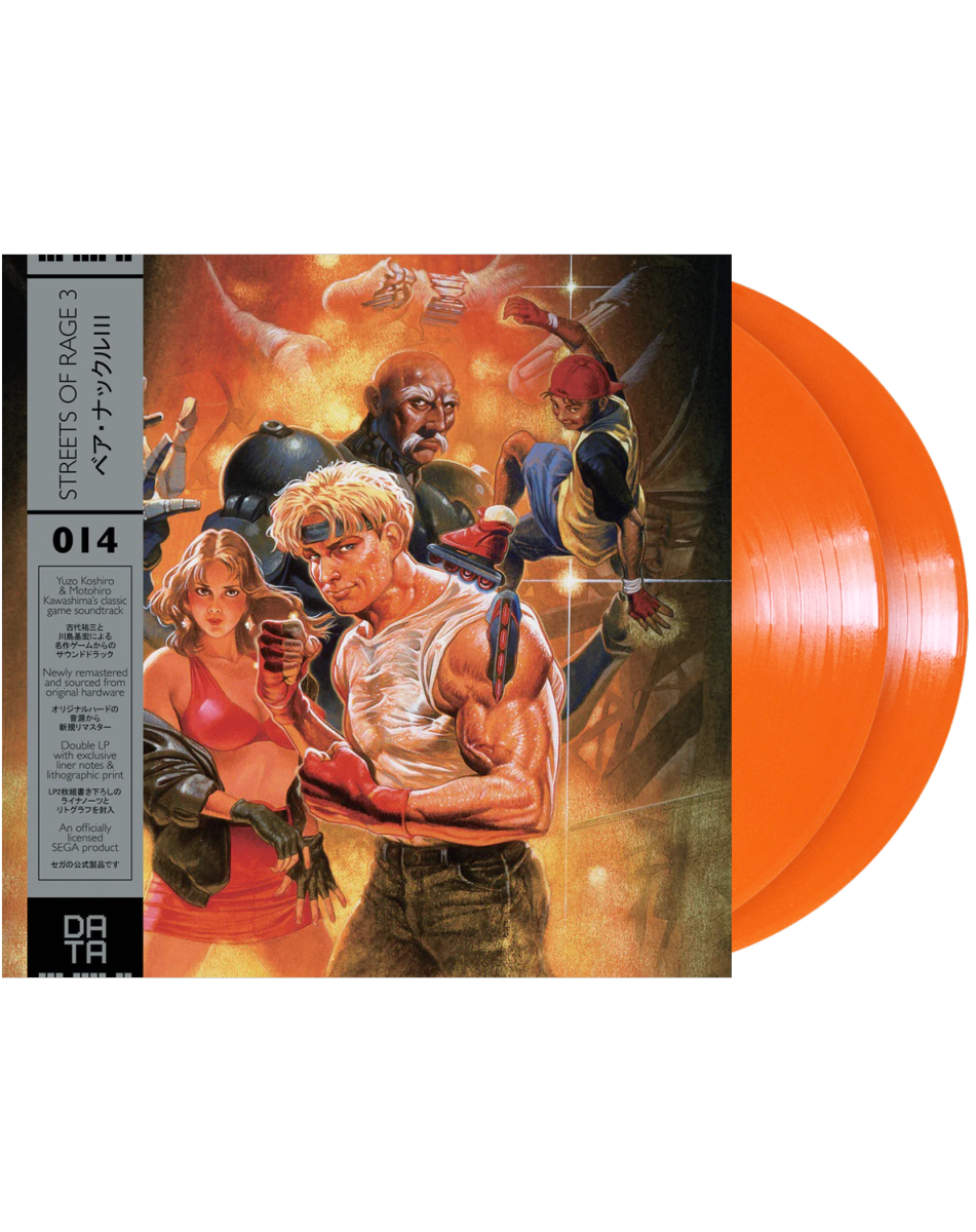 Streets Of Rage 3 Translucent Orange OST - 2LP / Vinyl