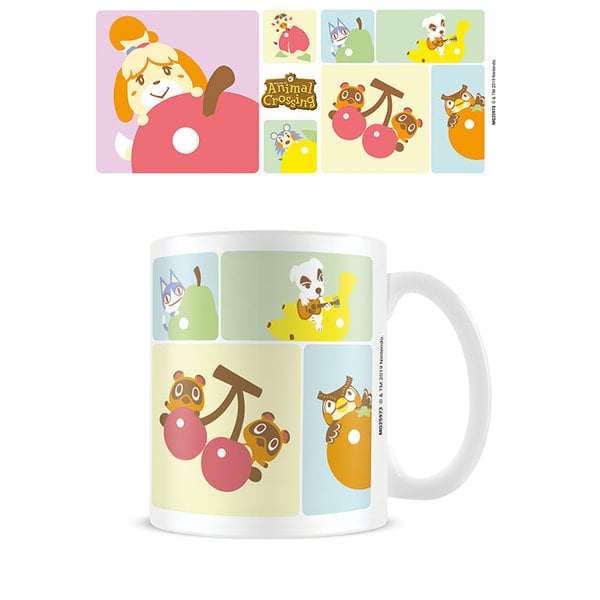 Animal crossing character grid mug