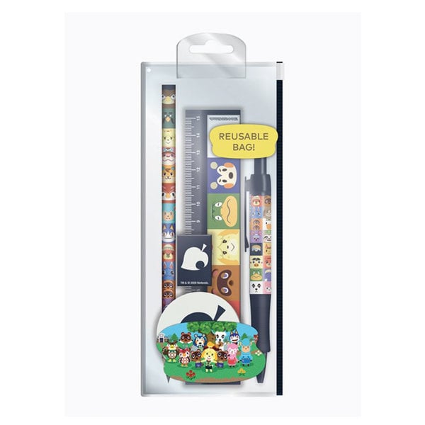 Animal crossing stationary set