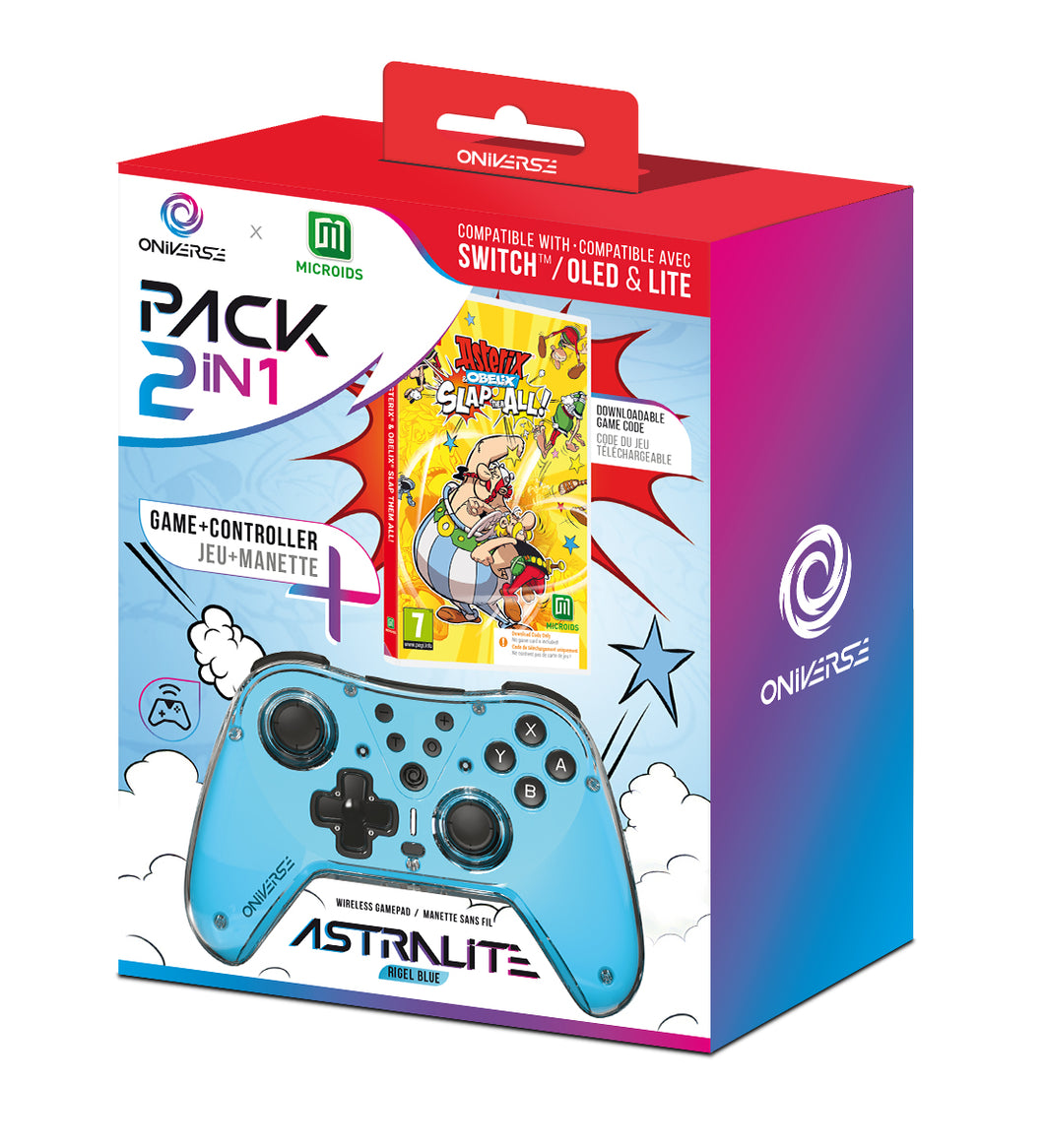 Oniverse 2 in 1 pack NSW Game + Wireless Controller Astérix & Obelix Slap them all!