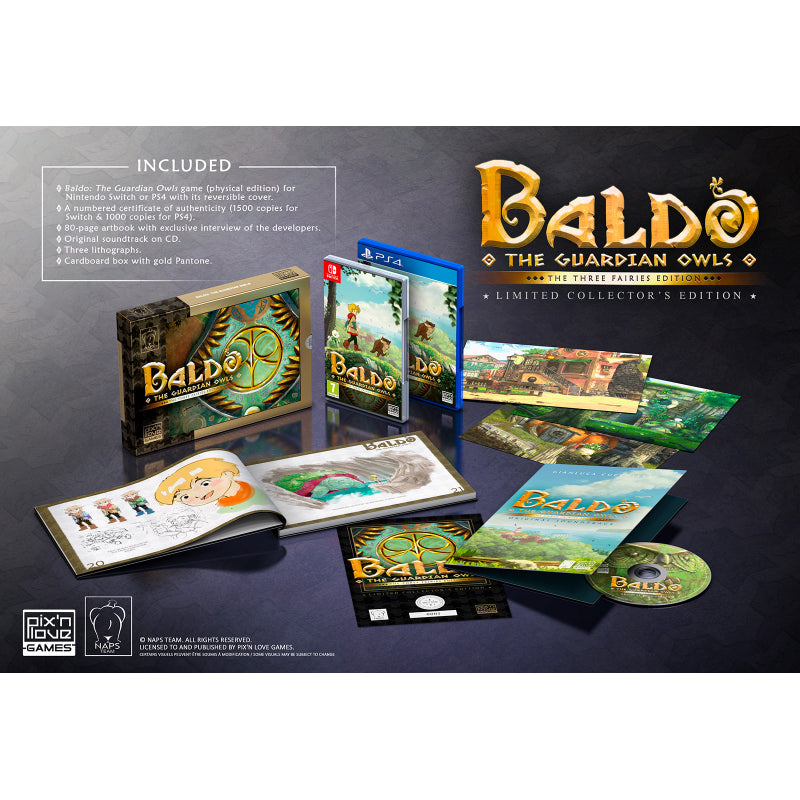 Baldo The guardian owls Collector's edition / Pix n Love / Switch/ 1500 copies