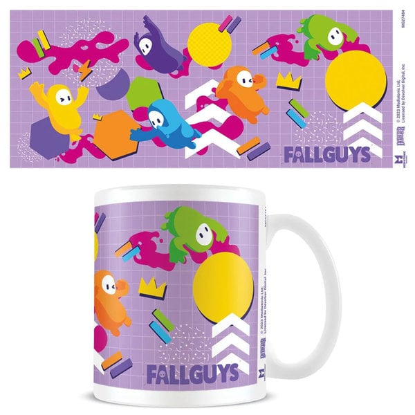 Fall guys running mug