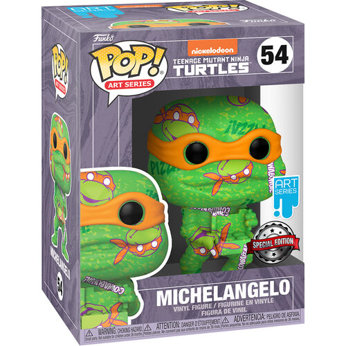 Funko Pop! Art series 54 Nickelodeon Teenage mutant ninja turtles Michelangelo