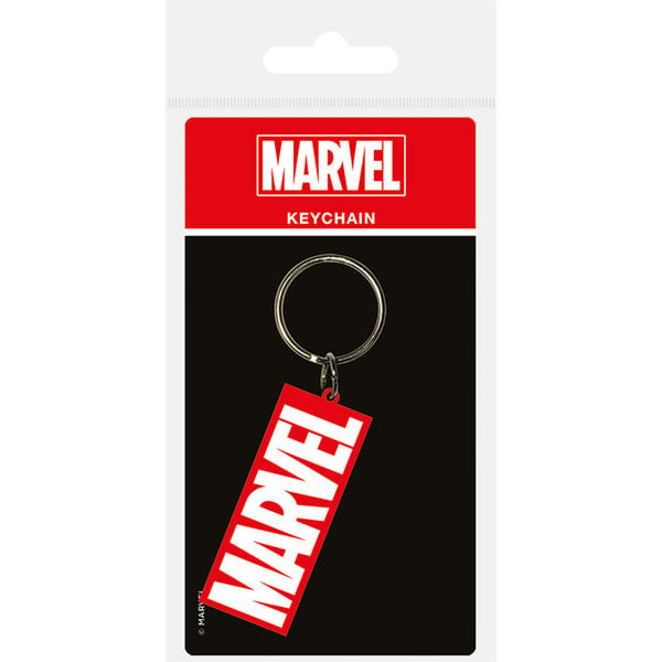 Marvel logo keychain