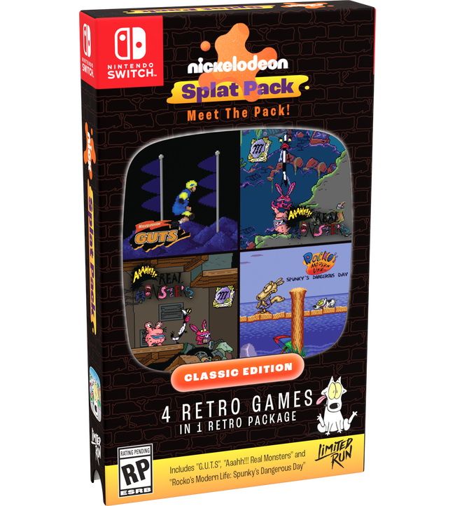 *PRE-ORDER* Nickelodeon Splat Pack Classic Edition / Limited run games / NSW
