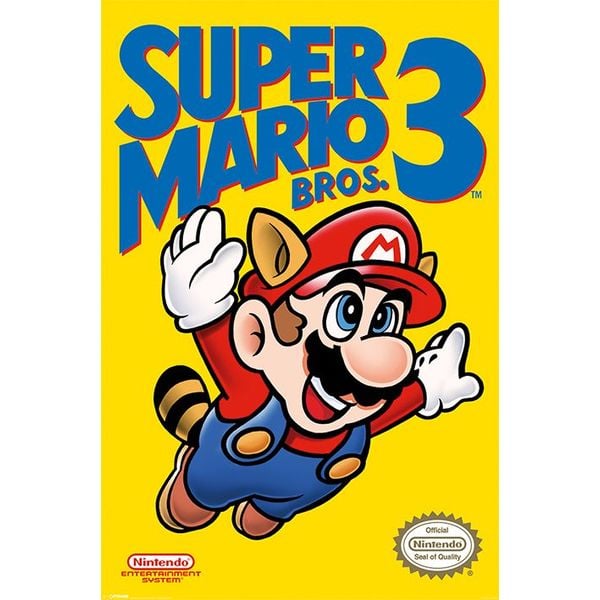 Super Mario bros. 3 Maxi poster  61 x 92cm