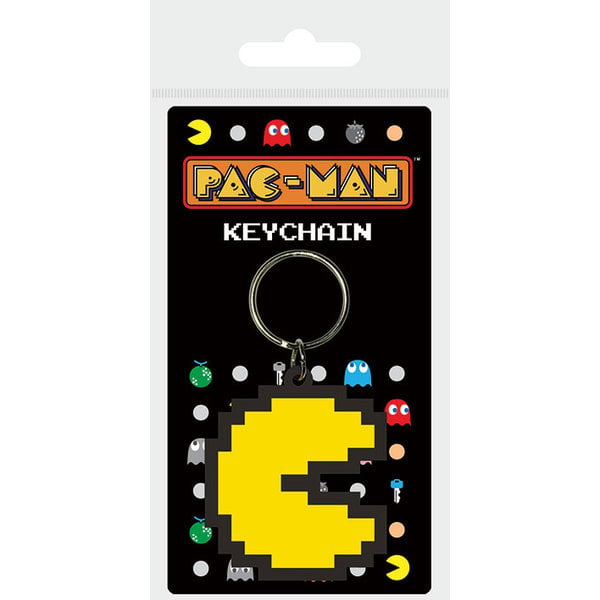 Pac-man Pixel keychain