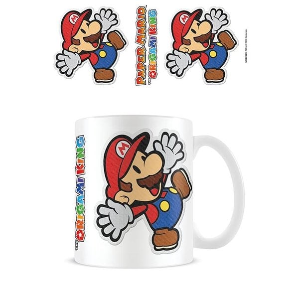 Paper Mario sticker mug