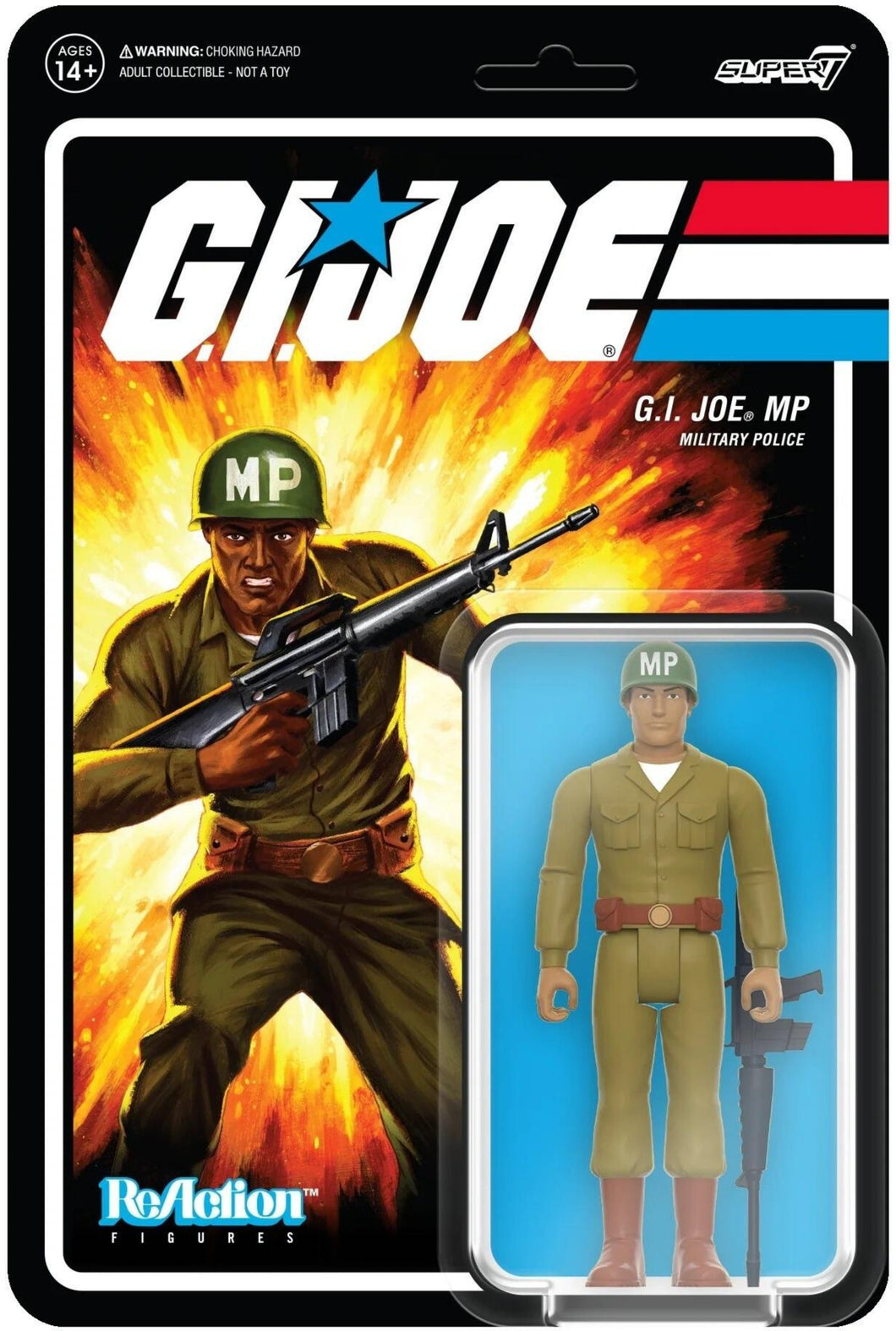 G.I. Joe ReAction Action Figure Wave 5 - Military Police Brown (Clean Shaven)