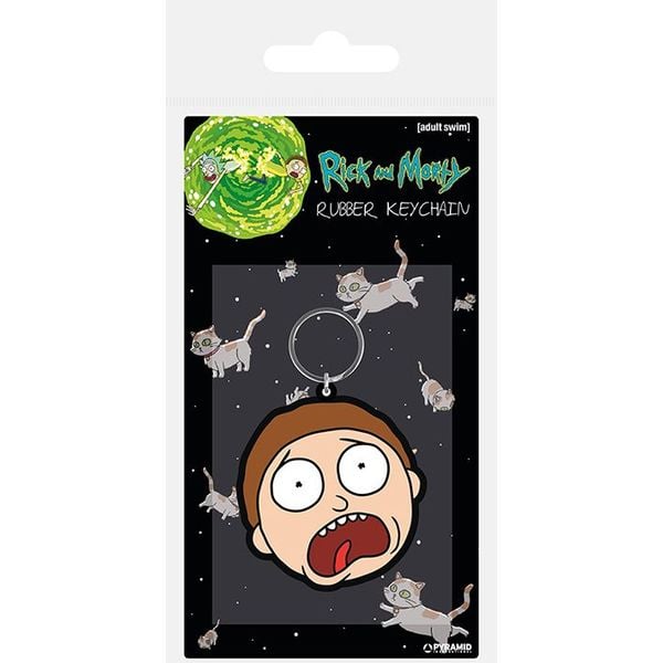 Rick & Morty Rubber keychain