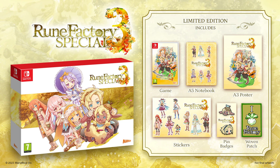 Rune factory 3 Special Limited edition / NSW