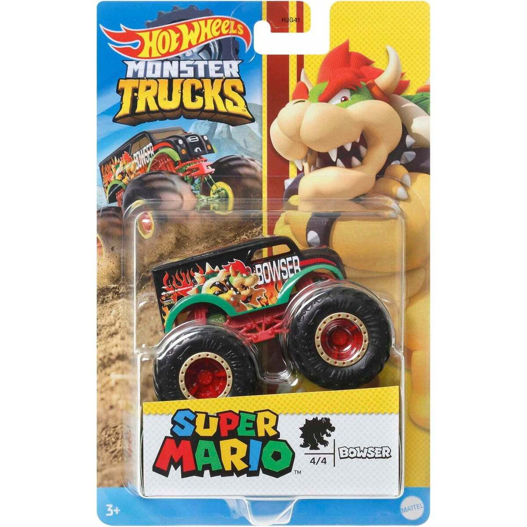 Hot wheels monster trucks Super mario Bowser