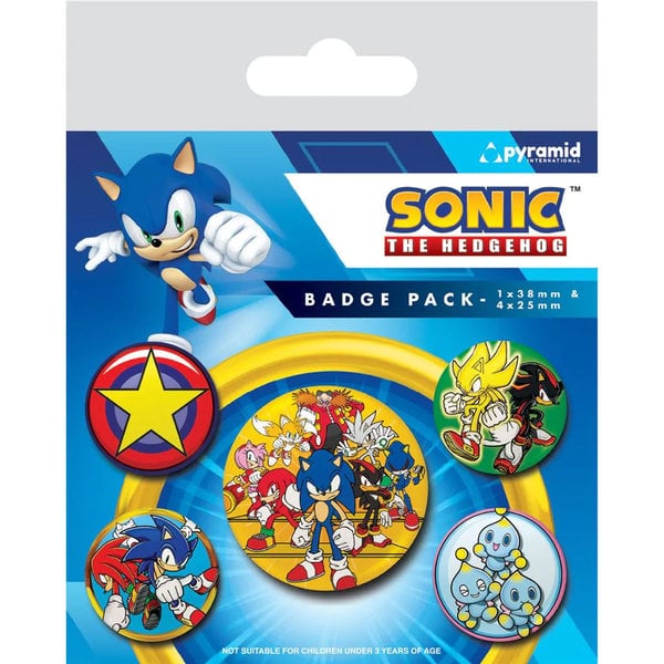 Sonic the hedgehog Badge pack