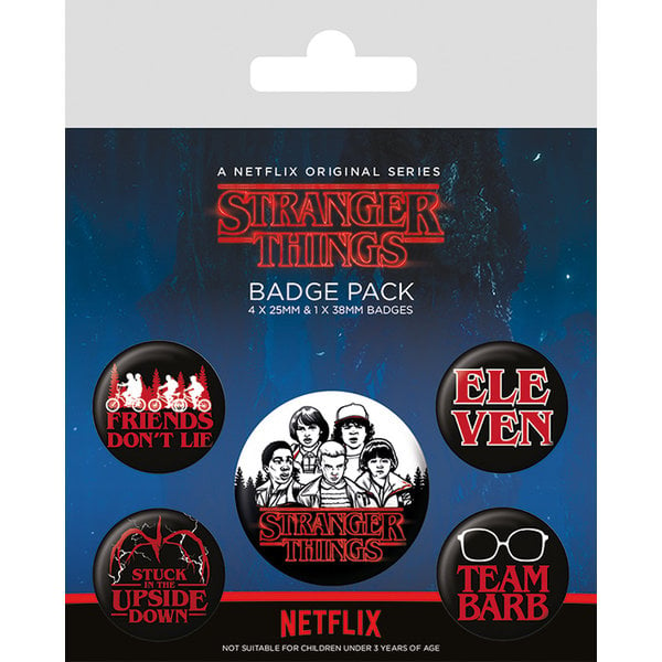 Stranger Things Characters - Badge Pack