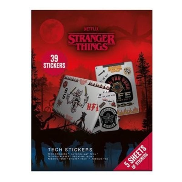 Stranger things Sticker set