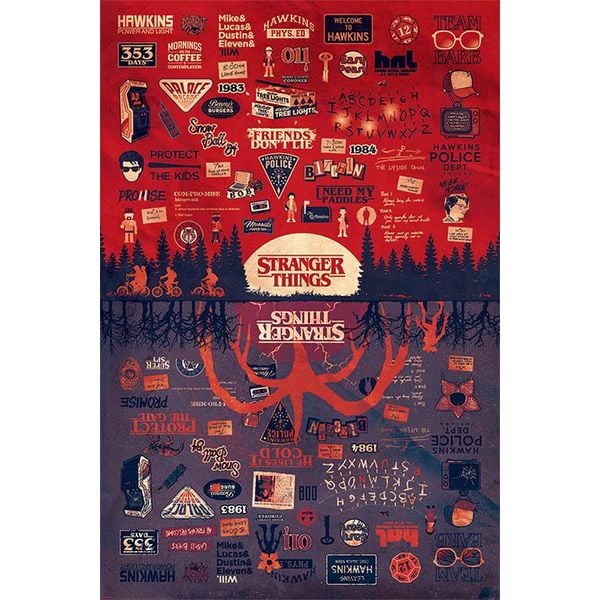 Stranger Things The Upside Down - Maxi Poster 61 x 91