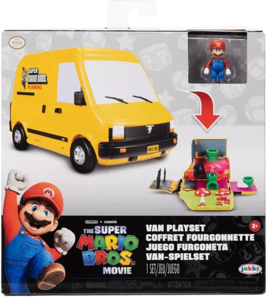 The super Mario bros. movie Van playset