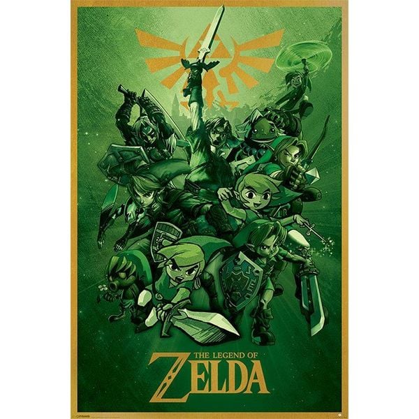 The legend of Zelda Link Maxi poster  61 x 92cm