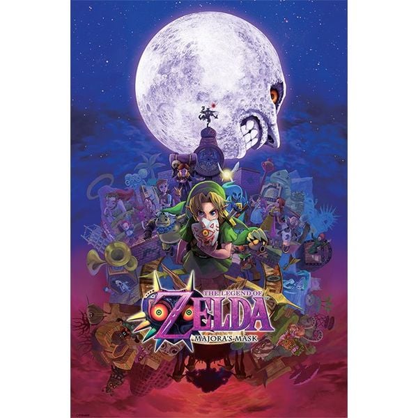 The legend of Zelda Majora's mask Maxi poster 61 x 91cm