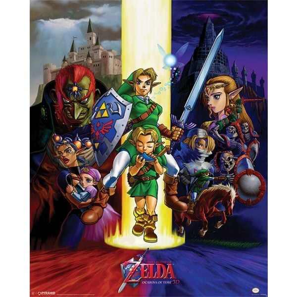 The Legend Of Zelda Ocarina Of Time - Mini Poster 40 x 50